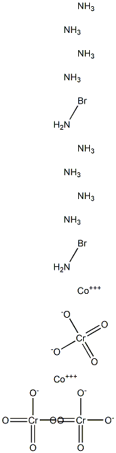 Bromopentamminecobalt(III) chromate Structure