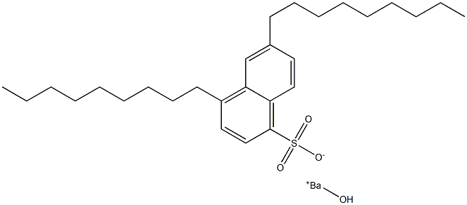 4,6-Dinonyl-1-naphthalenesulfonic acid hydroxybarium salt 结构式