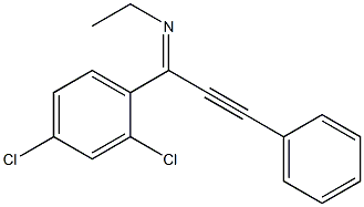 N-Ethyl-1-(2,4-dichlorophenyl)-3-phenyl-2-propyn-1-imine