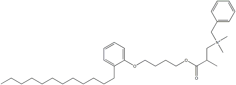 N,N-Dimethyl-N-benzyl-N-[2-[[4-(2-dodecylphenyloxy)butyl]oxycarbonyl]propyl]aminium