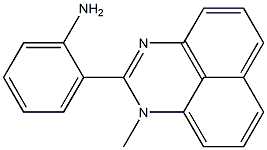 2-(1-Methyl-1H-perimidin-2-yl)aniline 结构式