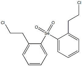 (2-Chloroethyl)phenyl selenone Structure