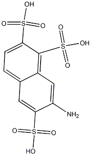 7-Amino-1,2,6-naphthalenetrisulfonic acid Structure