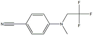 4-[N-Methyl(2,2,2-trifluoroethyl)amino]benzonitrile Structure