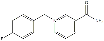 1-(4-Fluorobenzyl)-3-carbamoylpyridinium Structure