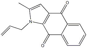 2-Methyl-1-(2-propenyl)-1H-benz[f]indole-4,9-dione