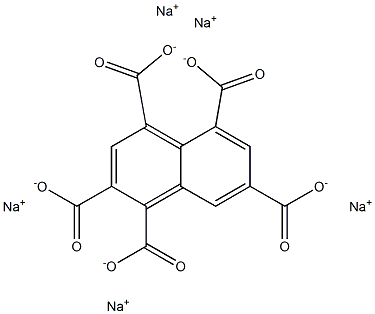 1,2,4,5,7-Naphthalenepentacarboxylic acid pentasodium salt,,结构式