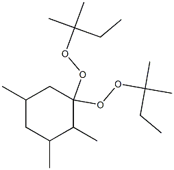 2,3,5-Trimethyl-1,1-bis(tert-pentylperoxy)cyclohexane,,结构式