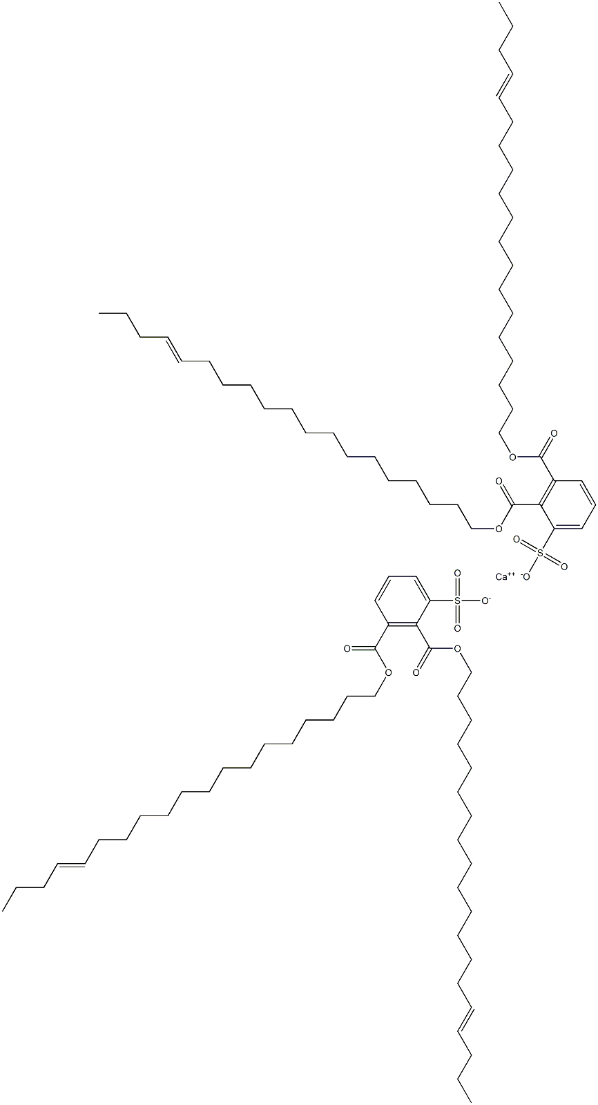 Bis[2,3-di(15-nonadecenyloxycarbonyl)benzenesulfonic acid]calcium salt