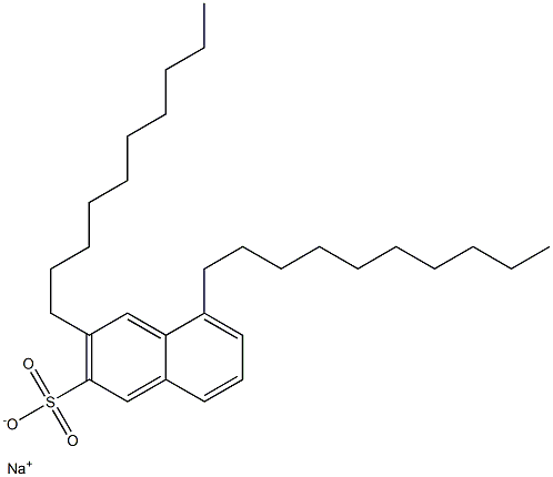 3,5-Didecyl-2-naphthalenesulfonic acid sodium salt