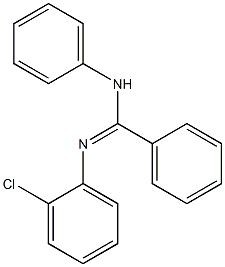 N2-フェニル-N1-(2-クロロフェニル),ベンズアミジン 化学構造式