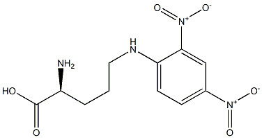 N5-(2,4-Dinitrophenyl)ornithine Structure
