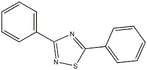 3,5-ジフェニル-1,2,4-チアジアゾール 化学構造式