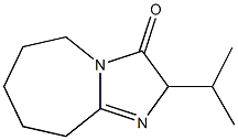 6,7,8,9-テトラヒドロ-2-(1-メチルエチル)-5H-イミダゾ[1,2-a]アゼピン-3(2H)-オン 化学構造式
