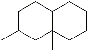 Decahydro-2,8a-dimethylnaphthalene Structure