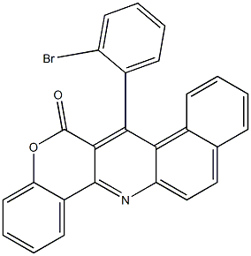 7-(2-Bromophenyl)-6H-benzo[f][1]benzopyrano[4,3-b]quinolin-6-one