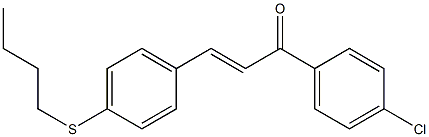 4-((Butylthio))-4'-chlorochalcone,,结构式