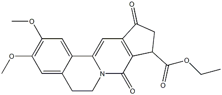  2,3-Dimethoxy-5,6,8,9,10,11-hexahydro-8,11-dioxobenzo[a]cyclopenta[g]quinolizine-9-carboxylic acid ethyl ester