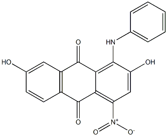 1-Anilino-2,7-dihydroxy-4-nitroanthraquinone