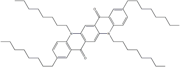  2,5,9,12-Tetraoctyl-5,12-dihydroquino[2,3-b]acridine-7,14-dione