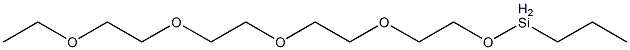 Propyl[2-[2-[2-(2-ethoxyethoxy)ethoxy]ethoxy]ethoxy]silane Structure