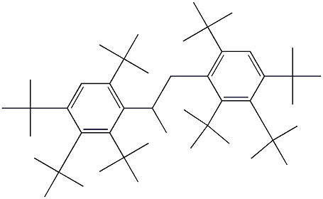 1,2-Bis(2,3,4,6-tetra-tert-butylphenyl)propane Structure