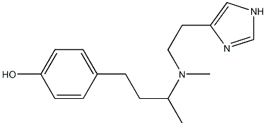 4-[2-[N-[3-(4-Hydroxyphenyl)-1-methylpropyl]methylamino]ethyl]-1H-imidazole