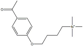 Trimethyl[4-[(4-acetylphenyl)oxy]butyl]aminium