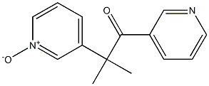 3-[1,1-Dimethyl-2-oxo-2-(3-pyridinyl)ethyl]pyridine 1-oxide