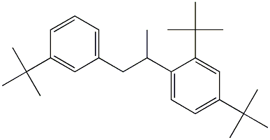 2-(2,4-Di-tert-butylphenyl)-1-(3-tert-butylphenyl)propane Structure