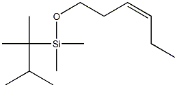 (Z)-6-[(1,1,2-Trimethylpropyl)dimethylsilyloxy]-3-hexene 结构式