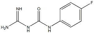 1-Amidino-3-(p-fluorophenyl)urea Structure