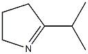 2-イソプロピル-4,5-ジヒドロ-3H-ピロール 化学構造式
