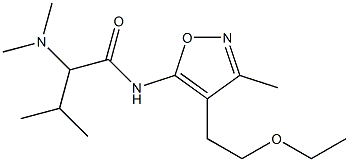 2-(Dimethylamino)-N-[4-(2-ethoxyethyl)-3-methyl-5-isoxazolyl]-3-methylbutyramide