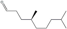 [S,(-)]-4,8-Dimethylnonanal Structure
