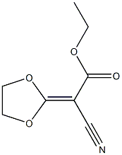 Cyano(1,3-dioxolan-2-ylidene)acetic acid ethyl ester