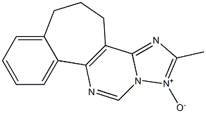 5,6-Dihydro-2-methyl-4H-1,3,11,12a-tetraazabenzo[3,4]cyclohept[1,2-e]indene 1-oxide