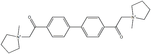 1,1'-[[1,1'-Biphenyl-4,4'-diyl]bis(2-oxo-2,1-ethanediyl)]bis(1-methylpyrrolidinium)