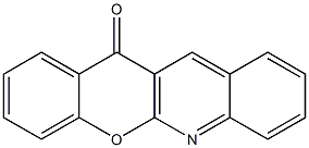 12H-[1]Benzopyrano[2,3-b]quinoline-12-one Structure