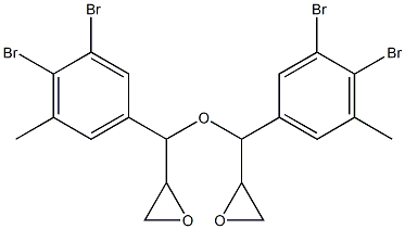 3,4-Dibromo-5-methylphenylglycidyl ether Struktur