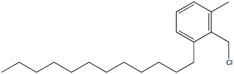 2-Dodecyl-6-methylbenzyl chloride,,结构式