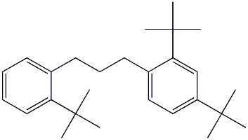 1-(2,4-Di-tert-butylphenyl)-3-(2-tert-butylphenyl)propane 结构式