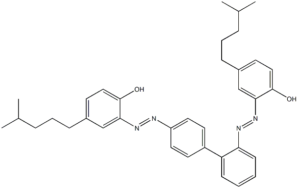 2,2'-[(1,1'-Biphenyl-2,4'-diyl)bis(azo)]bis[4-(4-methylpentyl)phenol]