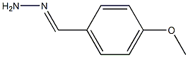 4-Methoxybenzaldehyde hydrazone,,结构式