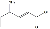 (E)-4-Amino-2,5-hexadienoic acid,,结构式