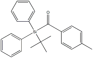 tert-Butyldiphenyl(p-toluoyl)silane Struktur