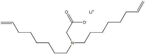 N,N-Di(7-octenyl)glycine lithium salt 结构式