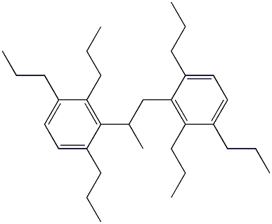 3,3'-(1,2-プロパンジイル)ビス(1,2,4-トリプロピルベンゼン) 化学構造式