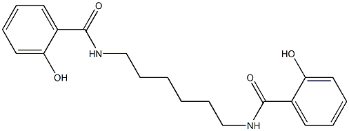 N,N'-(Hexane-1,6-diyl)bis(2-hydroxybenzamide) 结构式