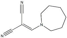 (ヘキサヒドロ-1H-アゼピン-1-イルメチレン)マロノニトリル 化学構造式